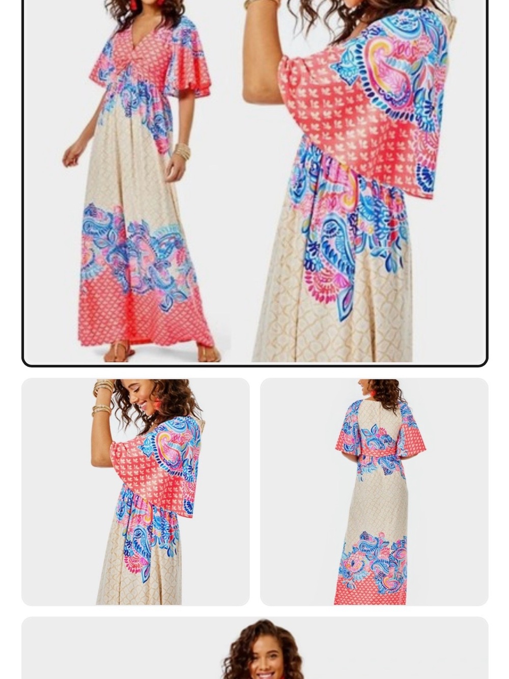 Lilly Pulitzer Minka coral Spritz Beach bungalow dress size 6 New without tags